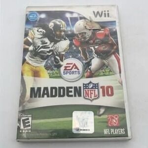 Madden NFL 10 Nintendo Wii EA Sports Football Game with Manual CIB